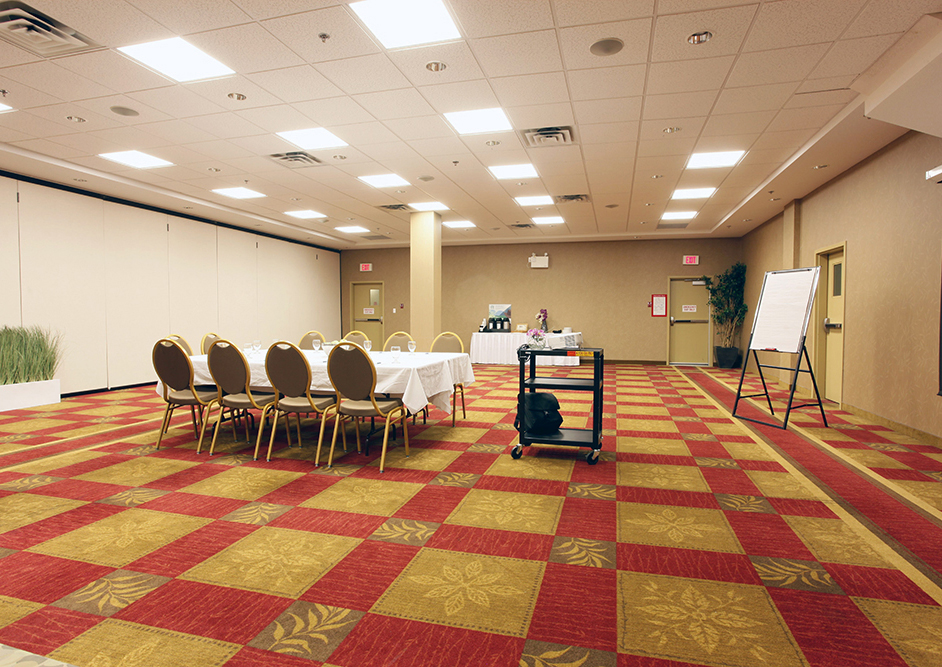 The Sterling room at the Pomeroy Hotel & Conference Centre - Fort St. John in Alberta, Canada can be used for events, weddings, banquets, corporate events, and more.